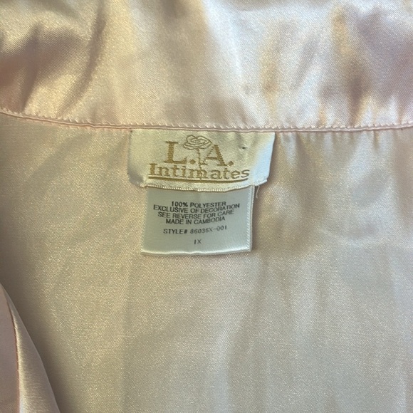 L.A.INTIMATES ⭐️ VINTAGE satin pajama set - Picture 3 of 4